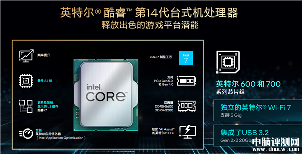 Intel 14代酷睿今晚正式解禁 首批六款型号面向发烧友和高端玩家，权威硬件评测网站,www.dnpcw.com