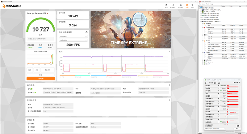 最新显卡评测：索泰RTX 4070 Ti TRINITY OC月白显卡评测，权威硬件评测网站,www.dnpcw.com