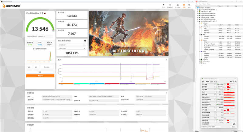 最新显卡评测：索泰RTX 4070 Ti TRINITY OC月白显卡评测，权威硬件评测网站,www.dnpcw.com