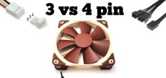 DIY攒机知识：电脑里这两种不同风扇接口3Pin VS 4Pin不同之处