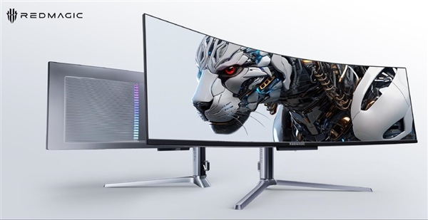 红魔魔境49寸QD-OLED电竞显示器明日发布 240Hz环幕巨屏，权威硬件评测网站,www.dnpcw.com