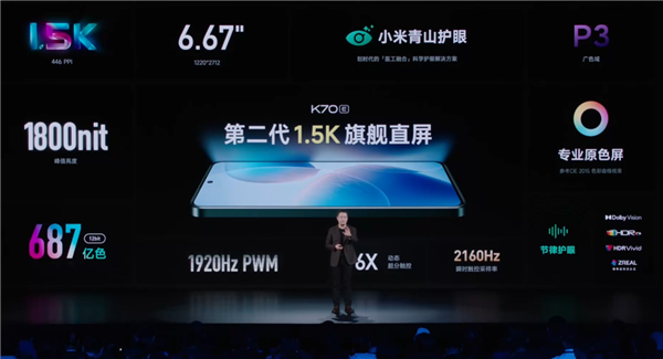 Redmi K70E发布 全球首发天玑8300-Ultra处理器售价1999元起，权威硬件评测网站,www.dnpcw.com