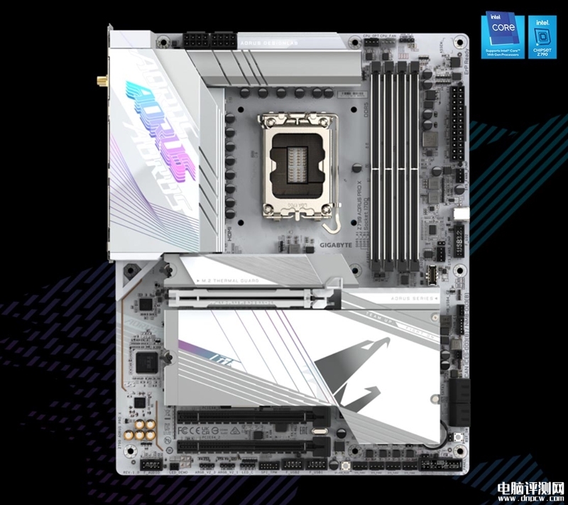 最新主板评测：技嘉冰雕X Z790 AORUS PRO X主板评测，权威硬件评测网站,www.dnpcw.com