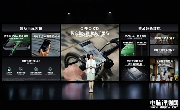 OPPO K12今日发布 搭载高通第三代骁龙7平台售价1799元起，权威硬件评测网站,www.dnpcw.com