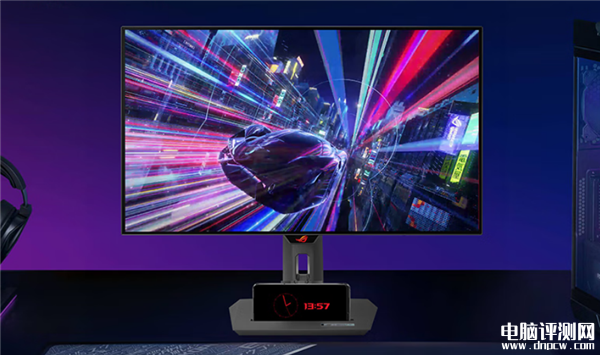 华硕ROG STRIX PG27AQDM显示器上架销售 2K 240Hz OLED屏售价4999元，权威硬件评测网站,www.dnpcw.com