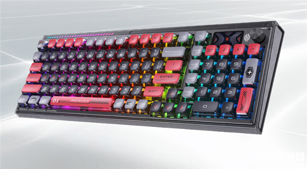 红魔电竞键盘1S上市 抹茶拿铁轴V2、1ms低延迟售价649元，权威硬件评测网站,www.dnpcw.com