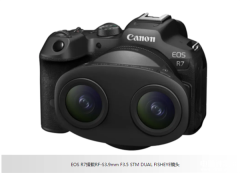 佳能VR镜头RF-S3.9mm F3.5双鱼眼镜头发布 视角144°/小巧轻量