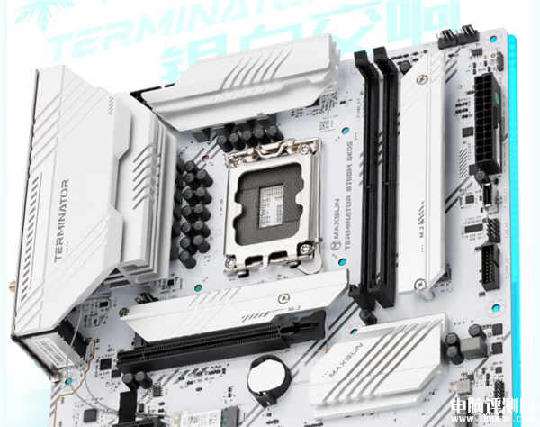铭瑄终结者B760M GKD5 ICE主板开卖 银白外观 支持DDR5-8600售价899元，权威硬件评测网站,www.dnpcw.com
