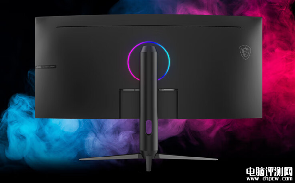微星32寸显示器MAG 342CQR E2上市 180Hz VA屏、背部配ARGB灯环售价1499元，权威硬件评测网站,www.dnpcw.com