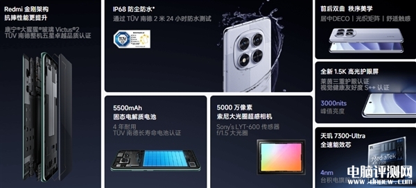 REDMI Note 14 Pro新春版上市 搭载天玑7300-Ultra处理器售价1299元起，权威硬件评测网站,www.dnpcw.com