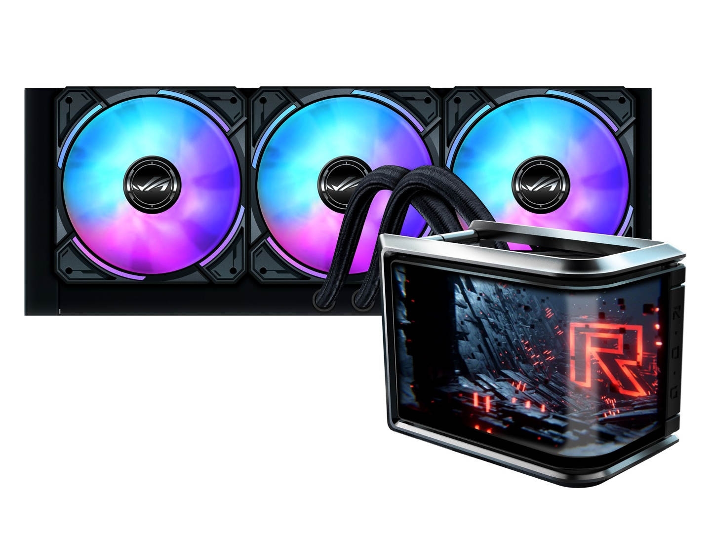 华硕ROG Ryuo IV SLC 360 ARGB一体式水冷发布，权威硬件评测网站,www.dnpcw.com