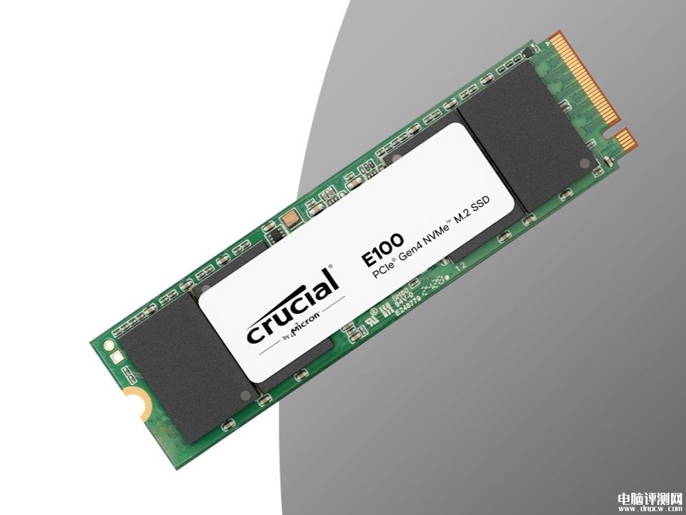 英睿达上线入门级PCIe 4.0 M.2 2280固态硬盘E100发布，权威硬件评测网站,www.dnpcw.com