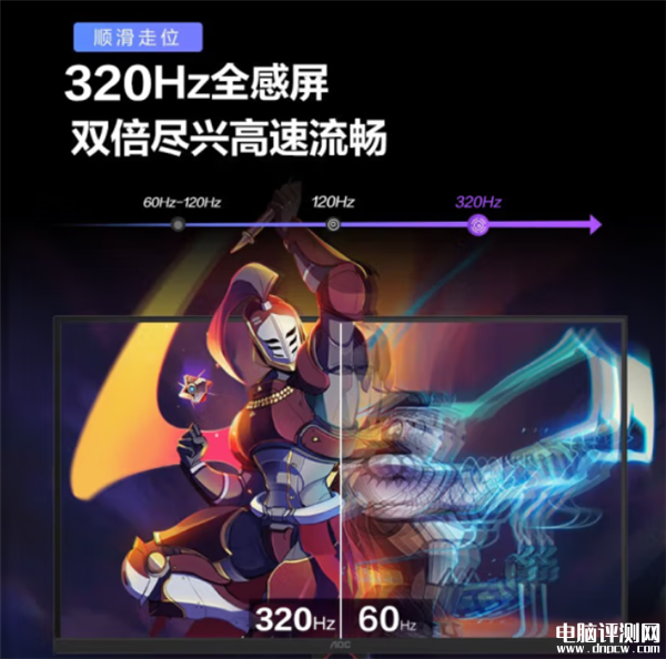 AOC新款27英寸显示器Q27G3S2开卖 2K 320Hz Fast IPS屏售价1699元，权威硬件评测网站,www.dnpcw.com
