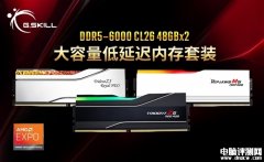 芝奇DDR5-6000 CL26 96GB内存套装正式发布