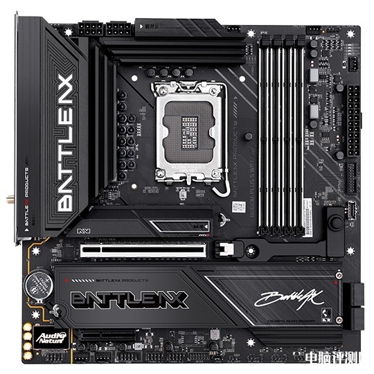 七彩虹BATTLE-AX B860M-PLUS S WIFI7 V20主板发布 支持DDR5-8800超频与Wi-Fi 7技术，权威硬件评测网站,www.dnpcw.com