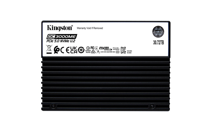 金士顿DC3000ME企业级固态硬盘推出30.72TB大容量版本 PCIe 5.0 NVMe接口加持实现14GB/s超高速读取，权威硬件评测网站,www.dnpcw.com