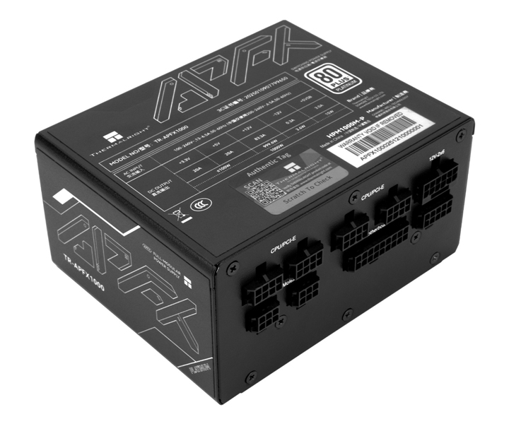利民APFX系列电源发布 全模组SFX白金认证850W/1000W双版本，权威硬件评测网站,www.dnpcw.com
