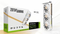 索泰GeForce RTX 5070 AMP白色版显卡发布 双槽设计+12GB GDDR7显存