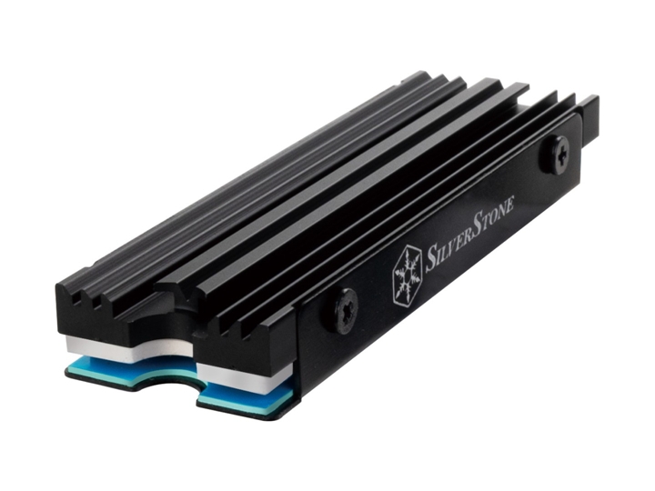 银欣SilverStone TP07 M.2 SSD散热套件发布 超薄铝合金三明治导热设计+完美适配PS5内置盘位，权威硬件评测网站,www.dnpcw.com