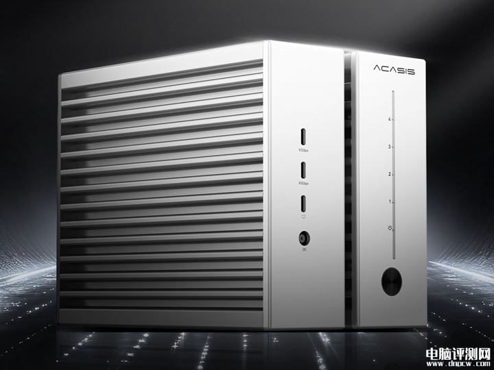阿卡西斯TB504雷电5硬盘盒发布 雷电5兼容加USB4 v2+4个M.2盘位,权威硬件评测网站,www.dnpcw.com