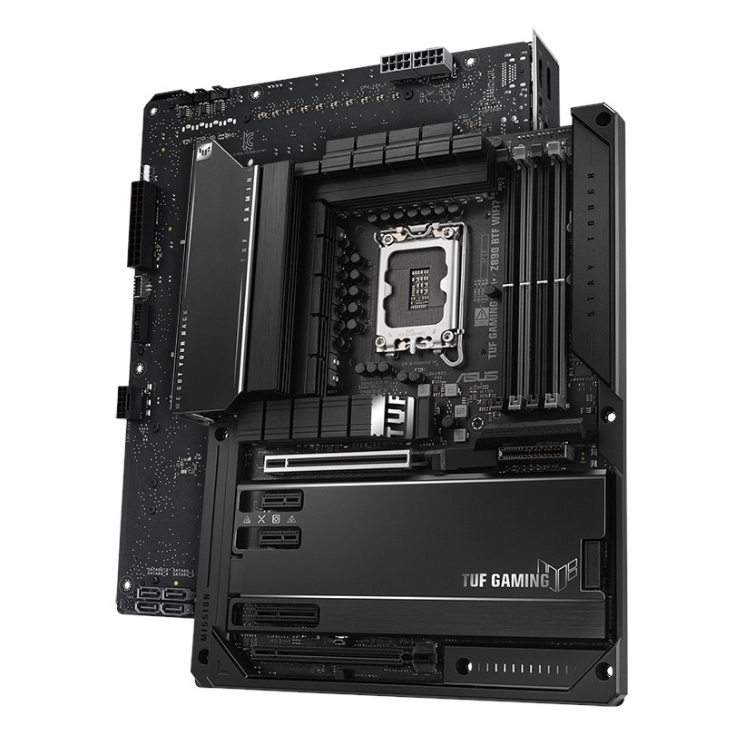 华硕TUFGAMINGZ890-BTFWIFI7主板发布 背插设计ATX板型，权威硬件评测网站,www.dnpcw.com