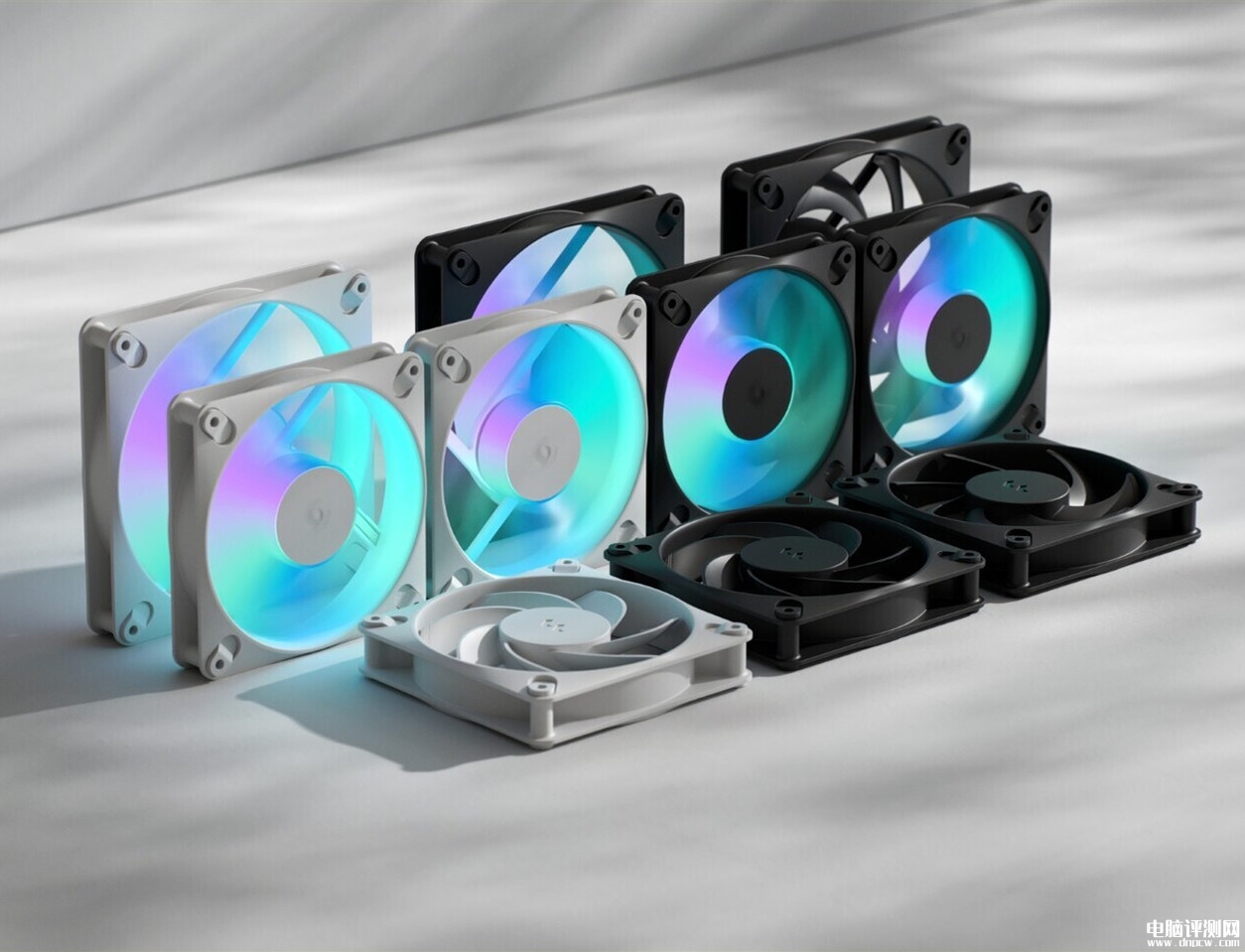 分形工艺Dynamic3系列风扇发布 120mm140mm黑白双色，权威硬件评测网站,www.dnpcw.com