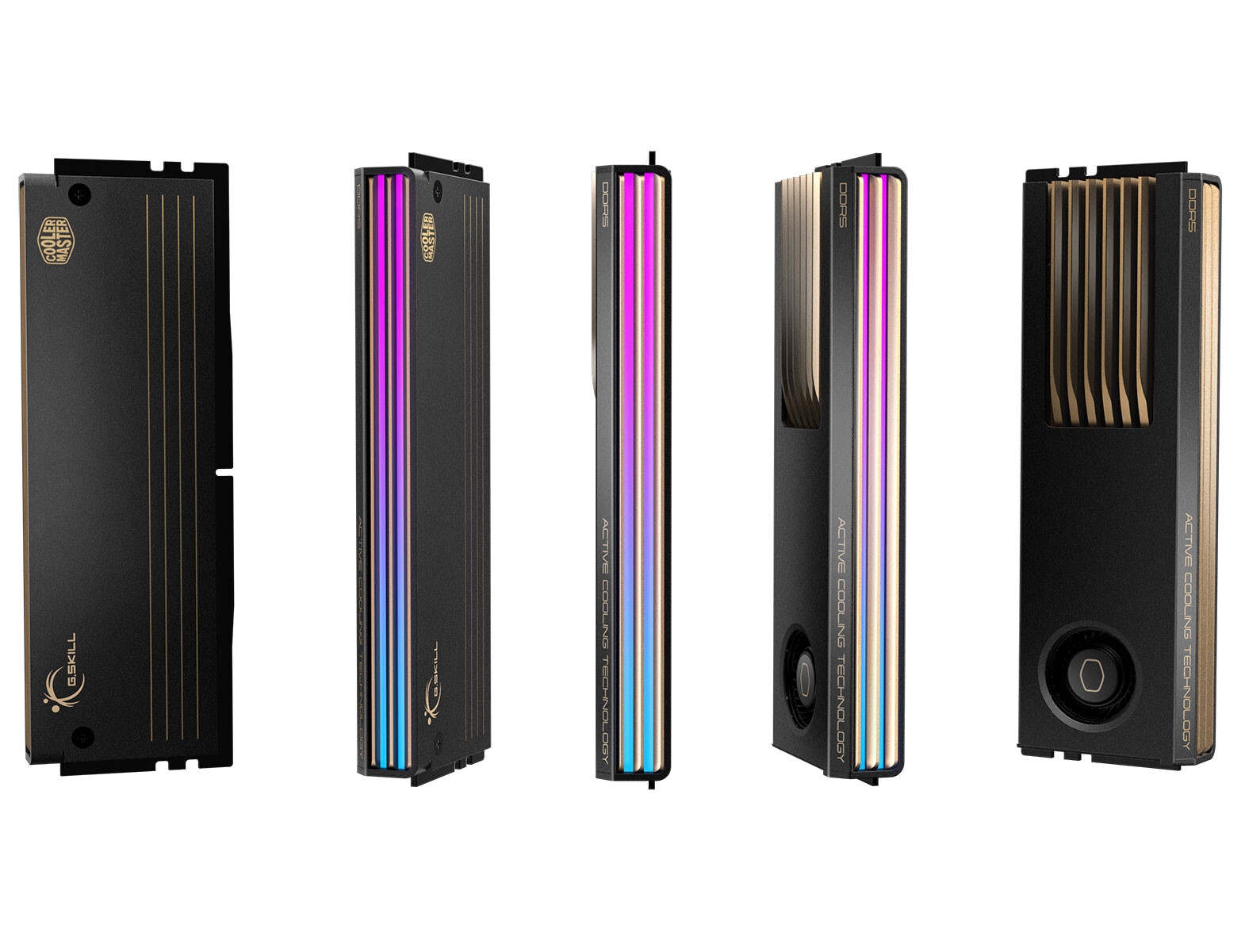 酷冷至尊×芝奇MasterDimm AC DDR5发布：推出涡轮风扇主动散热，权威硬件评测网站,www.dnpcw.com