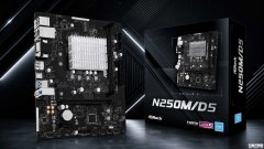 华擎N250M/D5主板上架销售:无风扇被动散热预装N250处理器主打静音办公